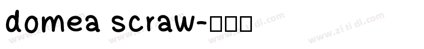 domea scraw字体转换